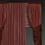 Revamp Your Space with Curtain 749 3D model small image 3