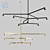 Modern Austere Chandelier: Elegant and Versatile 3D model small image 3