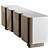 Japanese Inspired Kisho Sideboard 3D model small image 3