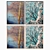 Modern Wall Art Set (2 Paintings, 4 Frame Options) 3D model small image 2