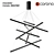 Odeon Cometa Chandelier: Elegant Italian Design 3D model small image 1