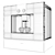 Gaggenau CM450102 and WS461100: Built-in Espresso Maker & Warming Drawer Combo 3D model small image 5