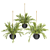 Spring Hanging Basket Plants Set 3D model small image 1