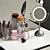 Custom Makeup Artist Table 3D model small image 3