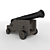 Sailing Force 3D Cannon 3D model small image 1