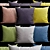 Elegant Cushion Set 3D model small image 1