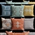 Elegant Embroidered Throw Pillows 3D model small image 1