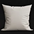 Elegant Embroidered Throw Pillows 3D model small image 2