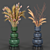 Reflex Murano Enea Glass Vase Set - Decorate with Style 3D model small image 5