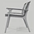 Danish Flou Helle Chair: High Quality 3D Model 3D model small image 5