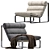 Coco Republic Bryson Occasional Chair: Elegant and Versatile Design 3D model small image 1