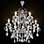 Elegant Chiaro Suzanne Chandelier 3D model small image 4