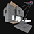 Color-Changing Tiny House: Versatile 3D Max Model 3D model small image 1