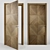 Liberta Domino 1 - Elegant Oak Veneer Door 3D model small image 1