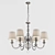 Chic Crystal Chandelier for Elegance 3D model small image 1
