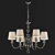 Chic Crystal Chandelier for Elegance 3D model small image 3