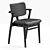 Scandinavian Domus Chair: Vintage Birch 3D model small image 3
