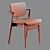 Scandinavian Domus Chair: Vintage Birch 3D model small image 5