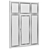 Versatile Rectangular Windows: 4 Sizes 3D model small image 5