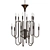 Elegant Twelve Light Chandelier 3D model small image 1