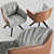 Rolf Benz 641: German Luxury Chair 3D model small image 2