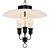 Elegant Geneva Pendant: 45cm 3D model small image 1