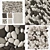 Large Pebble Oval Panel Tile 3D model small image 1