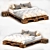 Sleek Modern Bed - Perfect for Contemporary Homes 3D model small image 1