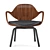 Elegant Clad Armchair 3D model small image 5