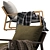 Modern Coco Republic Bungalow Chair 3D model small image 4