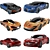 Superior Low Poly Car Collection 3D model small image 1