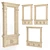 Classic Rectangular Window Frames: 4 Sizes 3D model small image 1