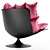 Premium Cushion Chair 3D model small image 7