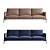 Segno Sofa: Luxurious Comfort 3D model small image 1