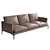 Segno Sofa: Luxurious Comfort 3D model small image 2