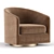 Gavyn Swivel Armchair: Modern Comfort 3D model small image 3