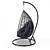 Cozy Cocoon Chair: Stylish Comfort in Compact Design 3D model small image 3
