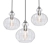 Elegant Brushed Nickel Pendant 3D model small image 1