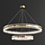 Elegant Saturno Chandelier - 3 Options 3D model small image 4