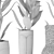 Elegant Lily Vase 3D model small image 11