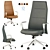 ErgoFlex Leather Office Chair 3D model small image 1