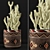 African Pattern Cactus Vase 3D model small image 3