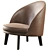 Modern Jules Armchair: Versatile Elegance 3D model small image 4