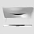 Suspended Elica Ceiling Hood 3D model small image 4