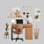 Ikea Office Oasis: Micke Table, Alefjall Chair & More 3D model small image 7