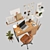 Ikea Office Oasis: Micke Table, Alefjall Chair & More 3D model small image 8