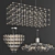 Celestial Glow: Quasar Chandeliers 3D model small image 1