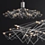 Celestial Glow: Quasar Chandeliers 3D model small image 4