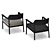 Scandinavian Craftsmanship: Walter Armchair 3D model small image 2