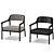 Scandinavian Craftsmanship: Walter Armchair 3D model small image 6